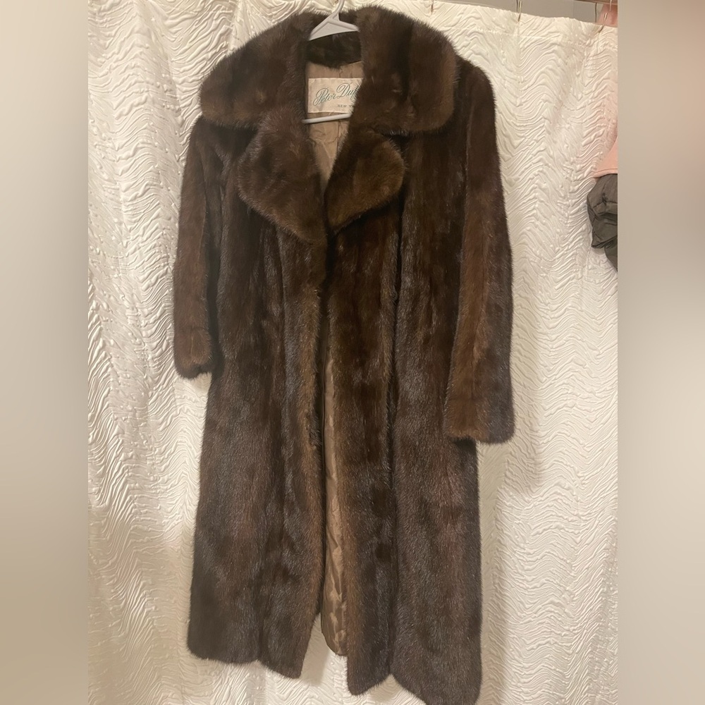 Real fur jacket.